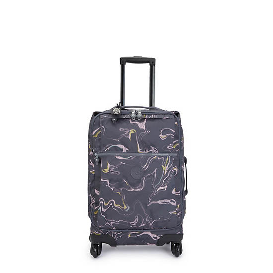 Kipling Darcey Small Printed Carry-On Rolling Bavul Mavi | TR 1471OK